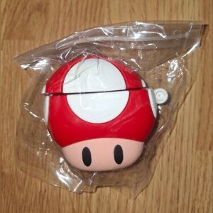 Mario mushroom airpods case